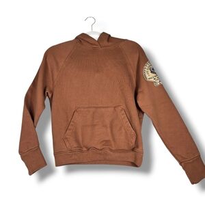 Late Sunday Afternoon Hoodie Caramel Brown House of Heartminded People Venice XS